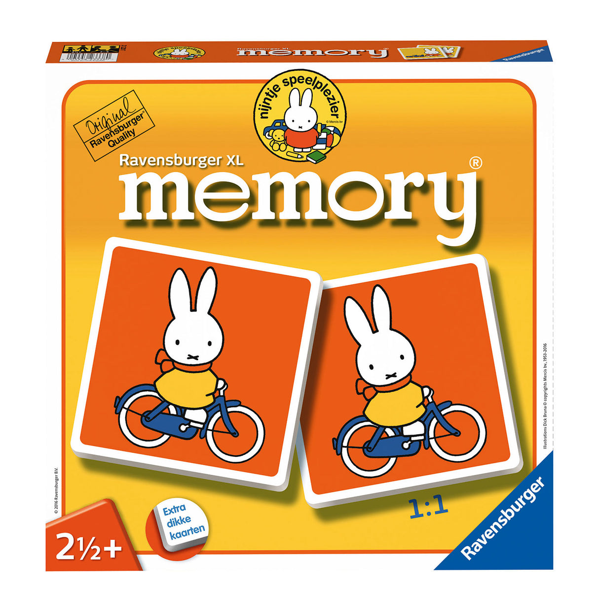 Ravensburger Miffy XL hukommelse