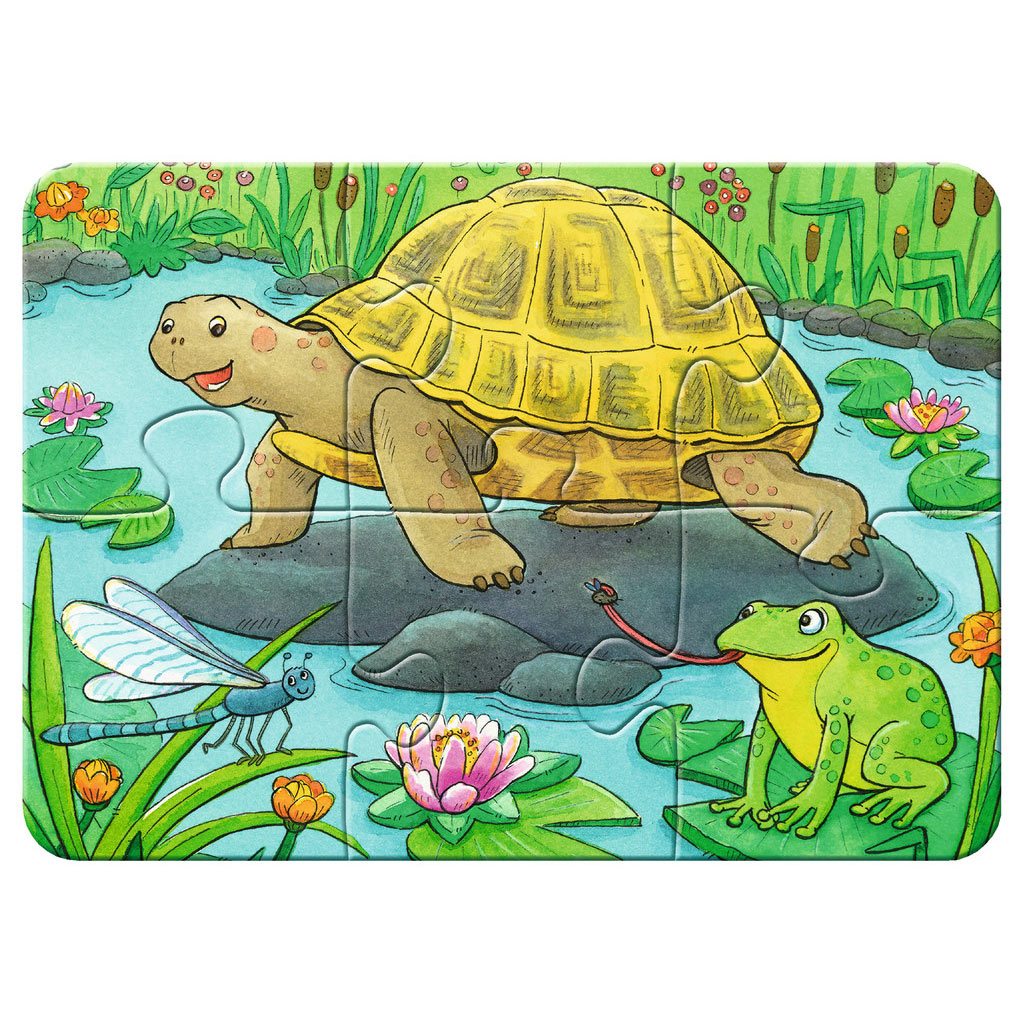 Ravensburger søde kæledyr - mine første puslespil -2+4+6+8 brikker - børnepuslespil