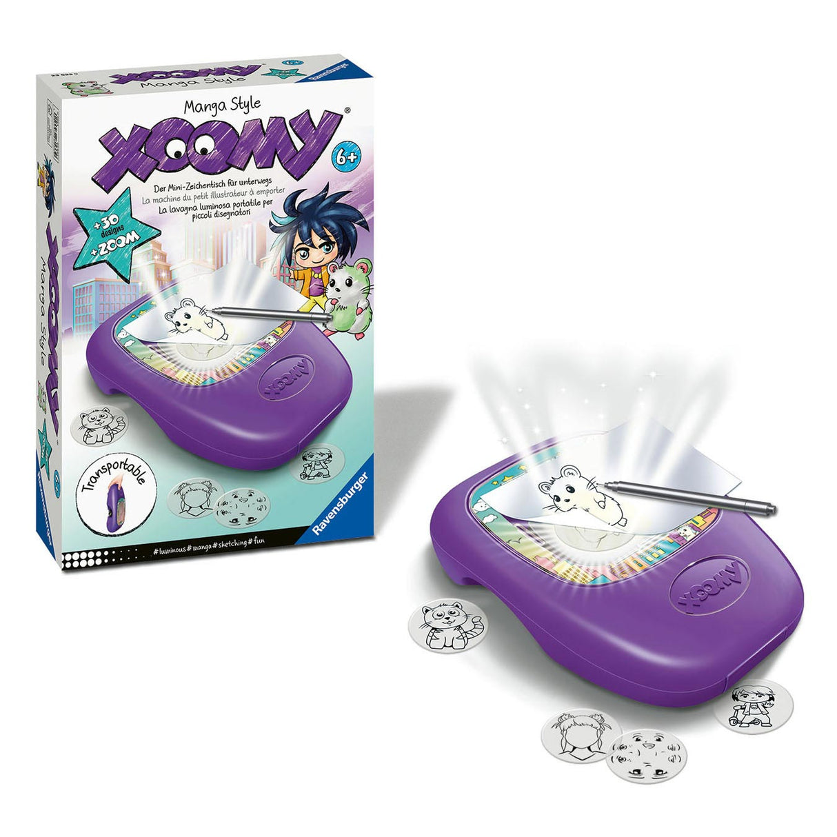 Xoomy ravensburger ® midi manga stil - hobbypakke