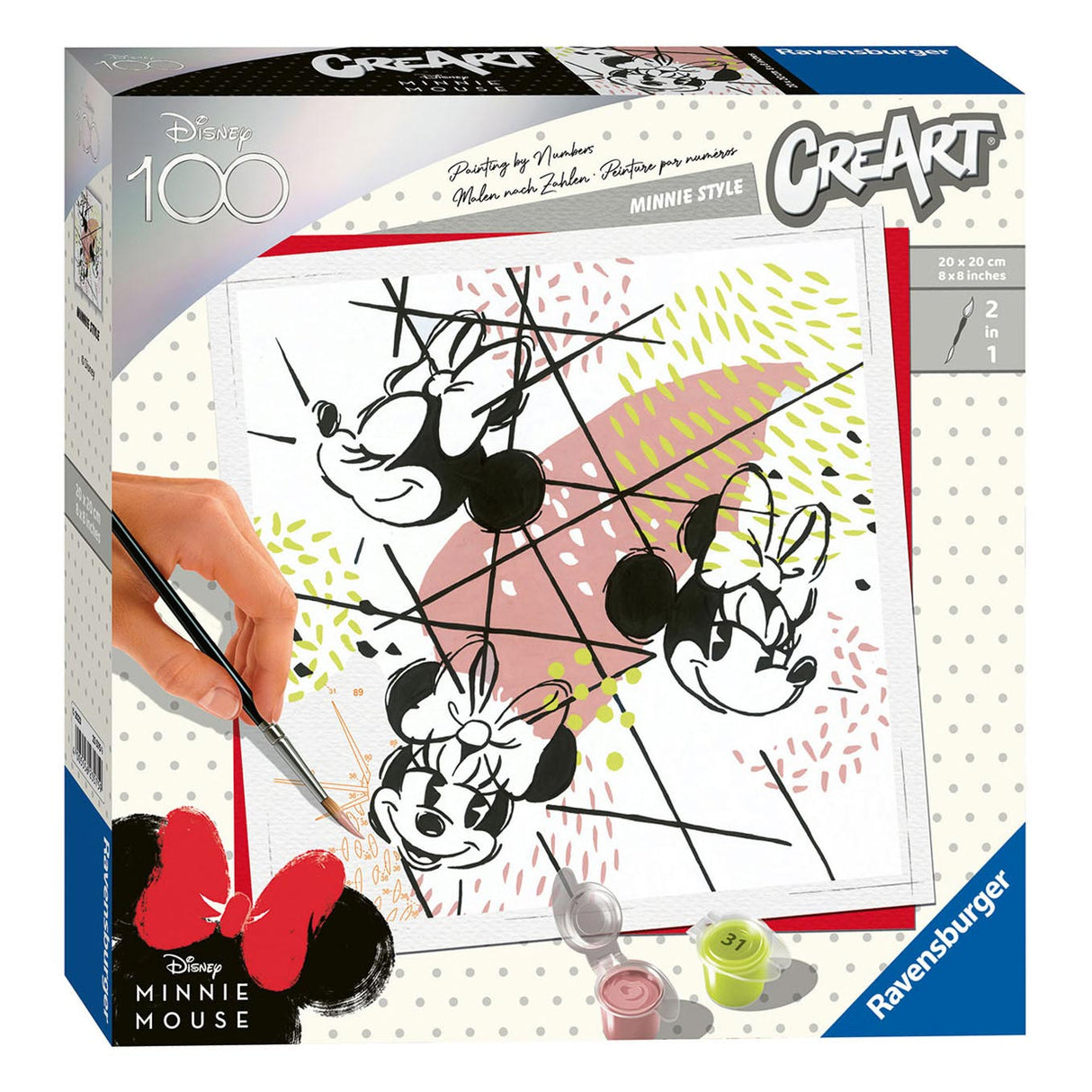 Ravensburger Creart - Disney 100 år Minnie Mouse 2
