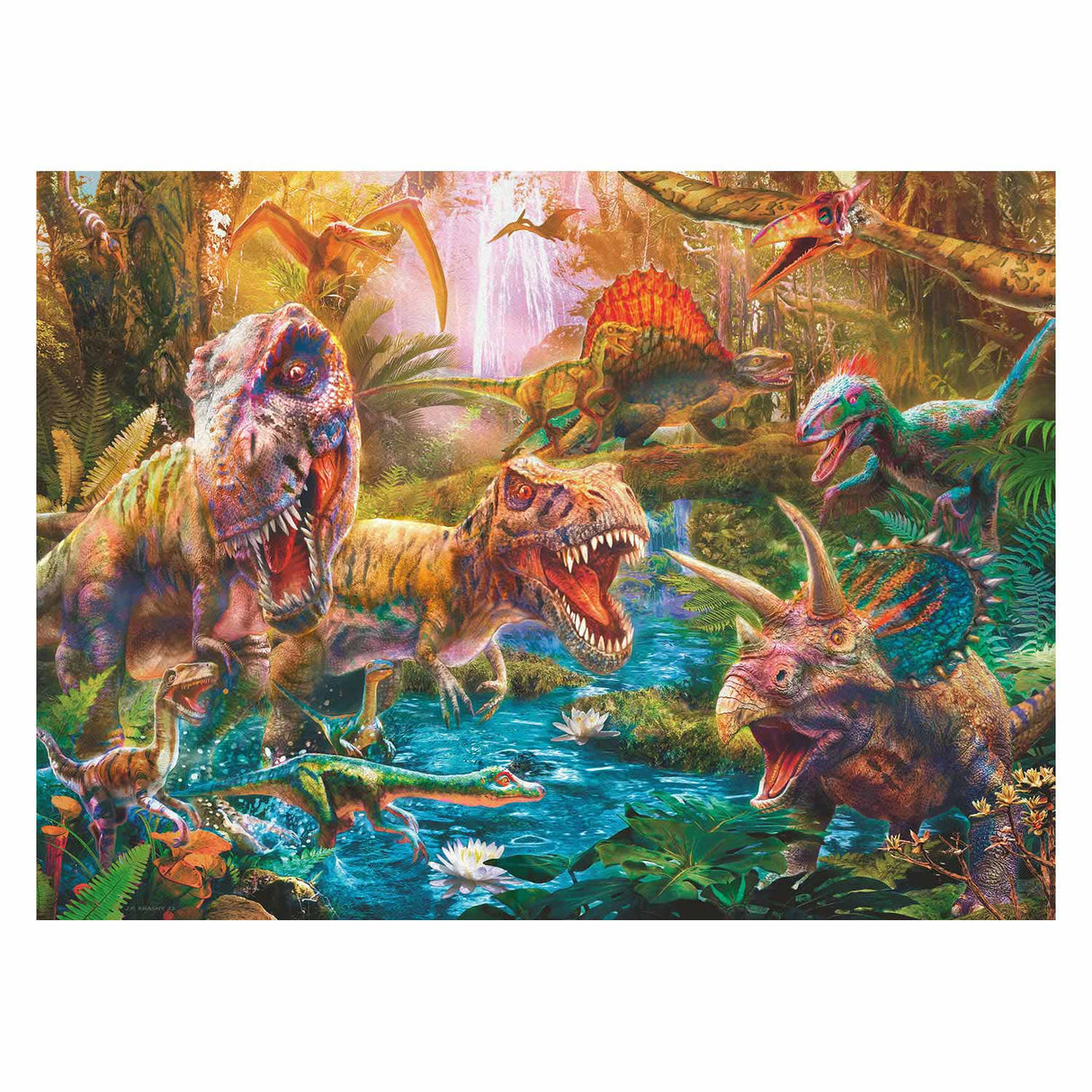 Ravensburger puslespil dinosaurer - puslespil - 150 xl brikker