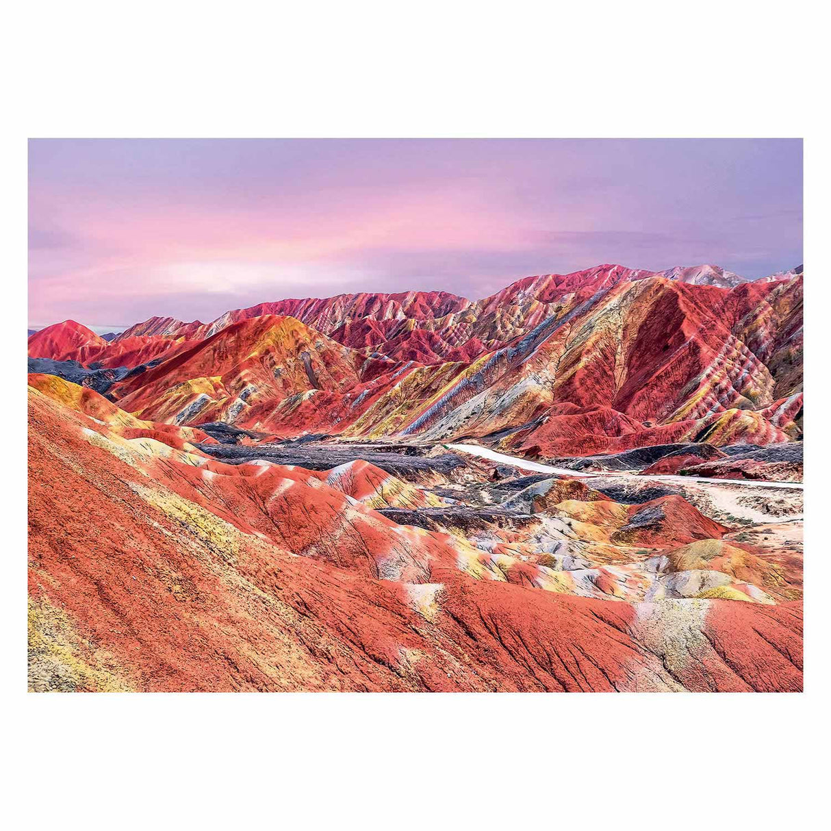 Ravensburger puslespil regnbuebjerge, Kina, 1000 stk.