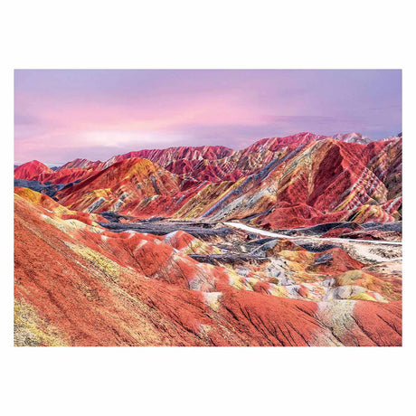 Ravensburger puslespil regnbuebjerge, Kina, 1000 stk.