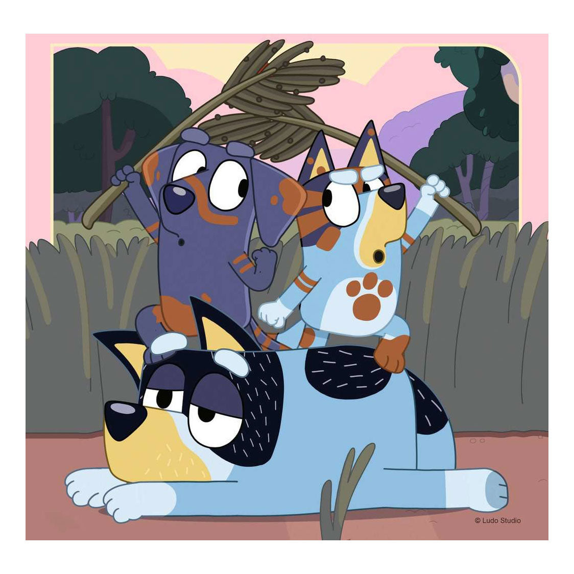 Ravensburger puzzle the adventures of bluey 3x49 pieces