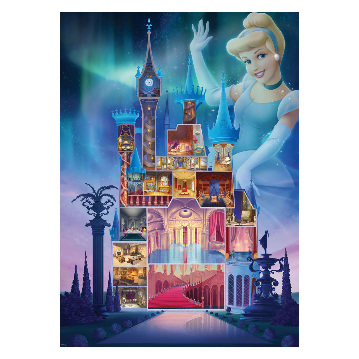 Ravensburger Castles Askepot Jigsaw Puzzle, 1000st.