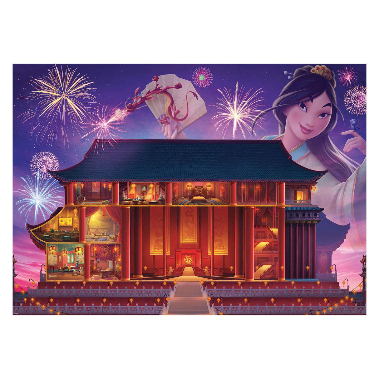 Ravensburger Castles Mulan Ben Puzzle, 1000st.