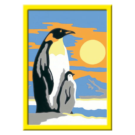Ravensburger Creart Maleri på nummer - Penguin -familien