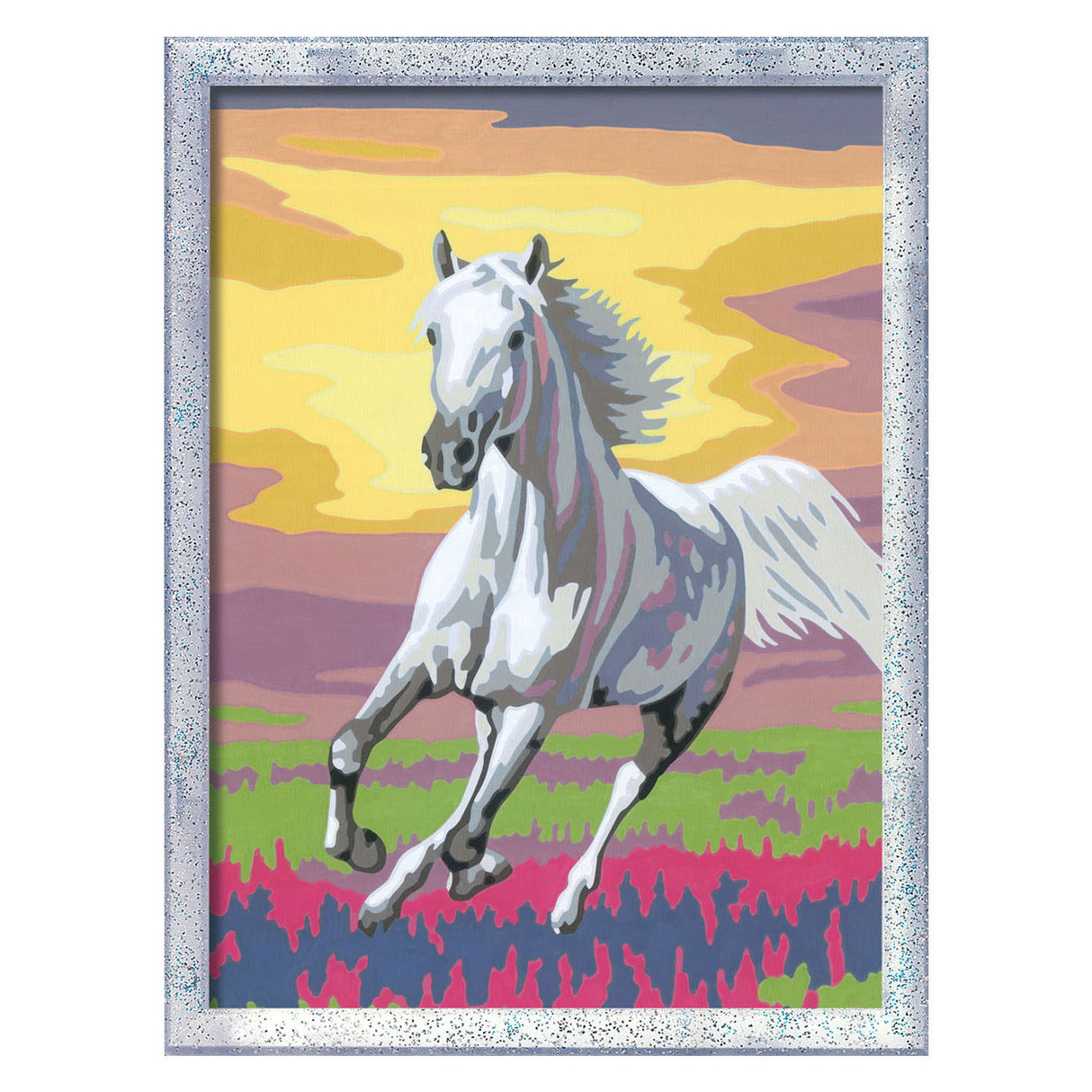 Ravensburger Creart Maleri ved nummer - Hest ved solnedgang