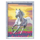Ravensburger Creart Maleri ved nummer - Hest ved solnedgang