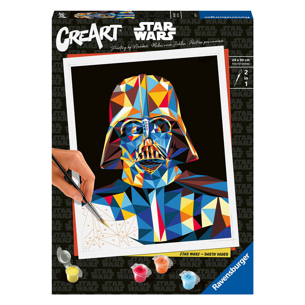 Ravensburger Creart Star Wars: Darth Vader - Paint by Numbers for Adults