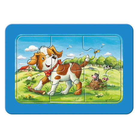 Ravensburger mine dyrevenner - mine første puslespil - 3x6 brikker - børnepuslespil