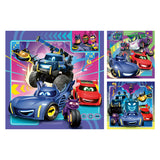Ravensburger puslespil batwheels - tre puslespil - 49 brikker - børnepuslespil