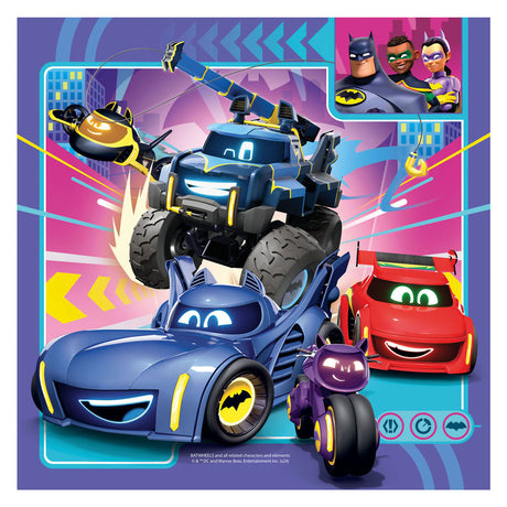 Ravensburger puslespil batwheels - tre puslespil - 49 brikker - børnepuslespil