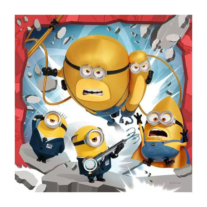 Ravensburger puslespil despicable me 4 - tre puslespil - 49 brikker - børnepuslespil