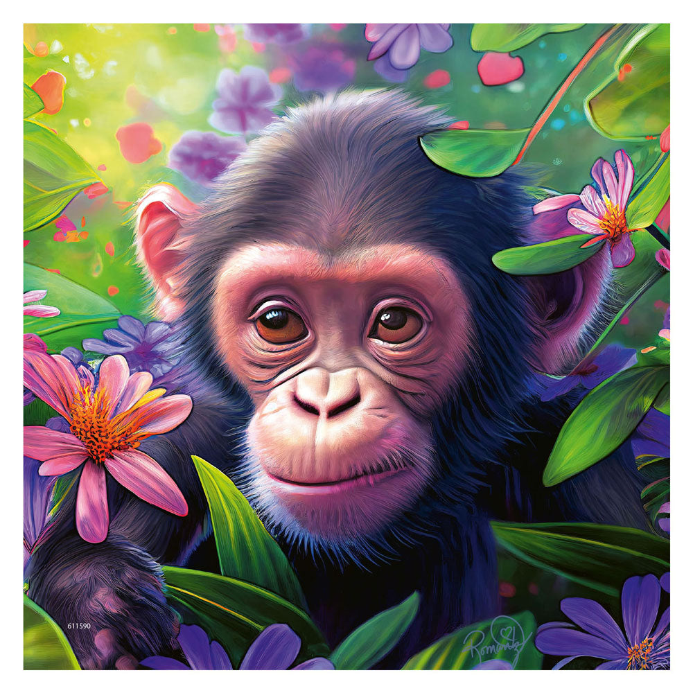 Ravensburger puslespil jungle babyer - tre puslespil - 49 brikker - børnepuslespil