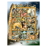 Ravensburger puslespil dyrecollage - puslespil - 100 xxl brikker