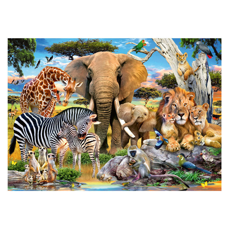 Ravensburger puslespil baby love - puslespil - 500 storformatbrikker