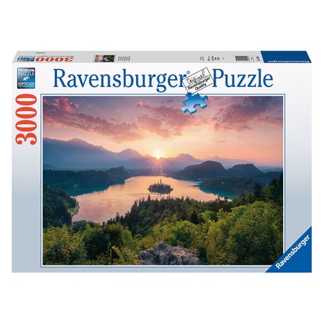 Ravensburger lake bled, Slovenien - puslespil - 3000 brikker