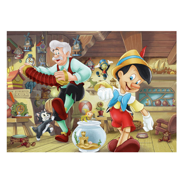 Ravensburger puslespil Disney Pinocchio 1000 brikker til voksne.