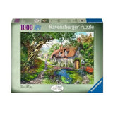 Ravensburger puslespil flower hill lane - puslespil - 1000 brikker