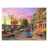 Ravensburger puslespil Paris aftenstemning 500 brikker landskab.