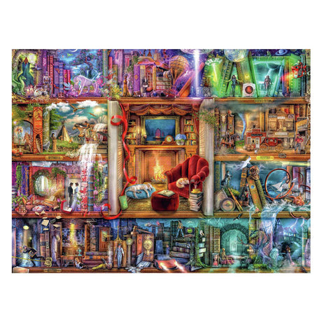Ravensburger puslespil det store bibliotek - puslespil - 1500 brikker