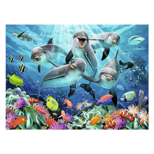 Ravensburger Jigsaw Puzzle Dolphins in Coral Reef, 500st.