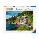 Ravensburger puslespil Comosøen Italien - puslespil 500 brikker landskab.