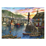 Ravensburger puslespil havnemorgen - puslespil 500 brikker til voksne.