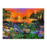 Ravensburger puslespil revskildpadde - puslespil 500 brikker skildpadde.
