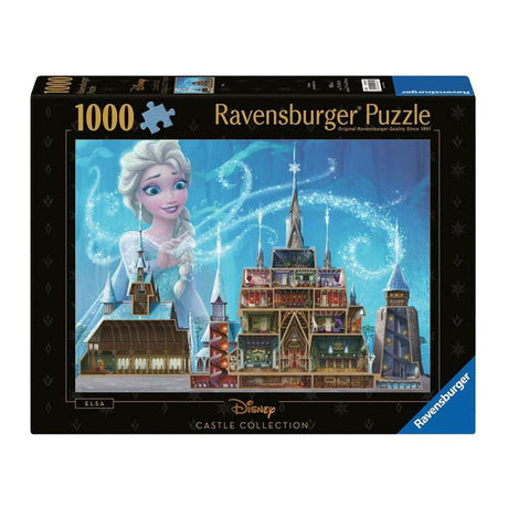 Ravensburger puslespil disney castles elsa - 1000 brikker puslespil.