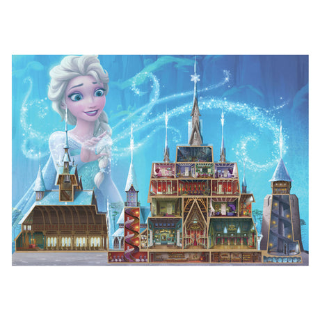 Ravensburger puslespil disney castles elsa - 1000 brikker puslespil.