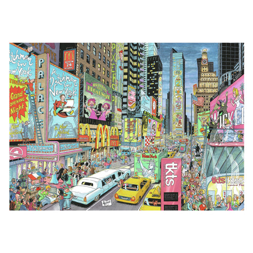 Ravensburger puslespil 1000 brikker fleroux: new york city, alder: fra 14 år størrelse: ca. 50x70 cm