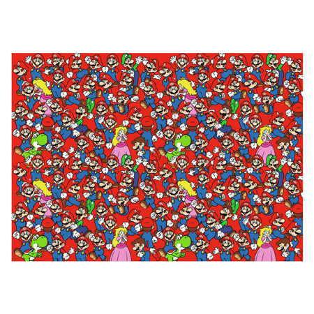 Ravensburger puslespil super mario - puslespil - 1000 brikker