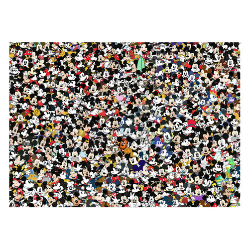 Ravensburger puslespil Mickey Mouse 1000 brikker - tegneseriepuslespil.
