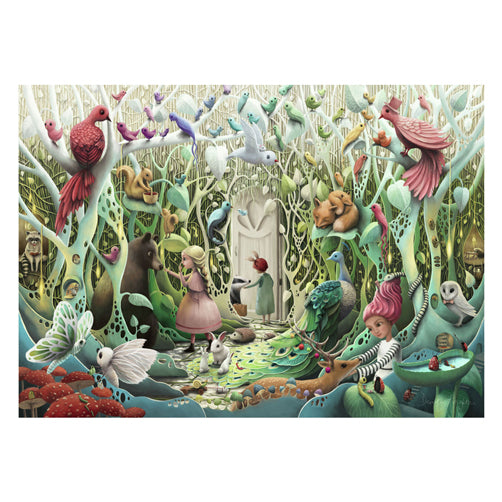 Ravensburger puslespil den hemmelige have