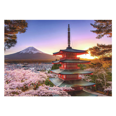 Ravensburger Jigsaw Puzzle Cherry Blossom nær Fuji Berg, 1000st.