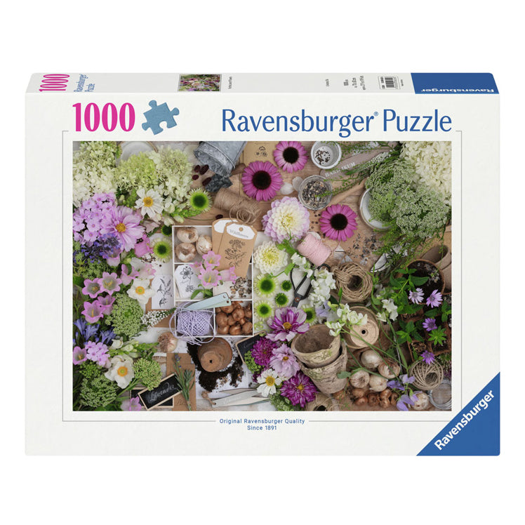 Ravensburger puslespil til kærligheden til blomster, 1000 stk.