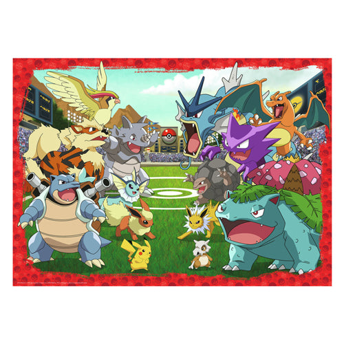 Ravensburger pokémon puslespil 1000 brikker - tegneseriepuslespil for voksne.