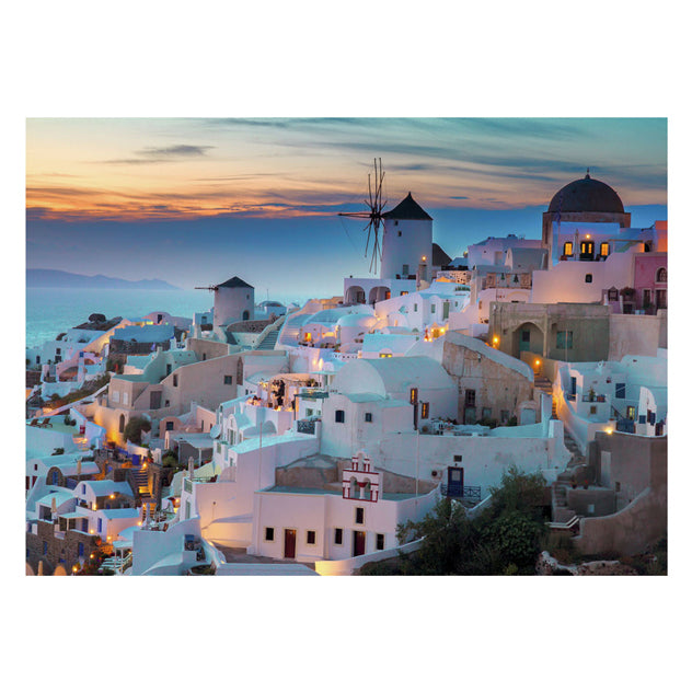 Ravensburger puslespil puslespil Santorini aften - 1000 brikker landskab.