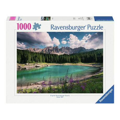 Ravensburger puslespil dolomitter - puslespil 1000 brikker landskab.