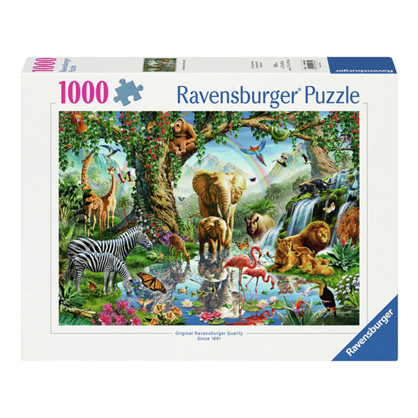 Ravensburger puslespil puslespil jungle eventyr - 1000 stykker dyr.