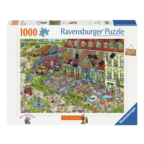 Ravensburger rays tegneserieserie ferieresort 2 - hotellet - puslespil - 1000 brikker