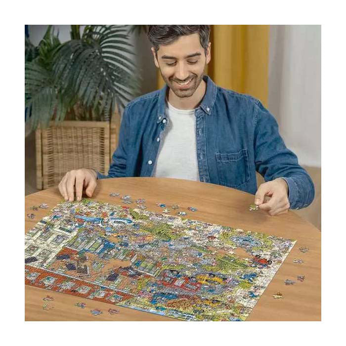 Ravensburger rays tegneserieserie ferieresort 2 - hotellet - puslespil - 1000 brikker