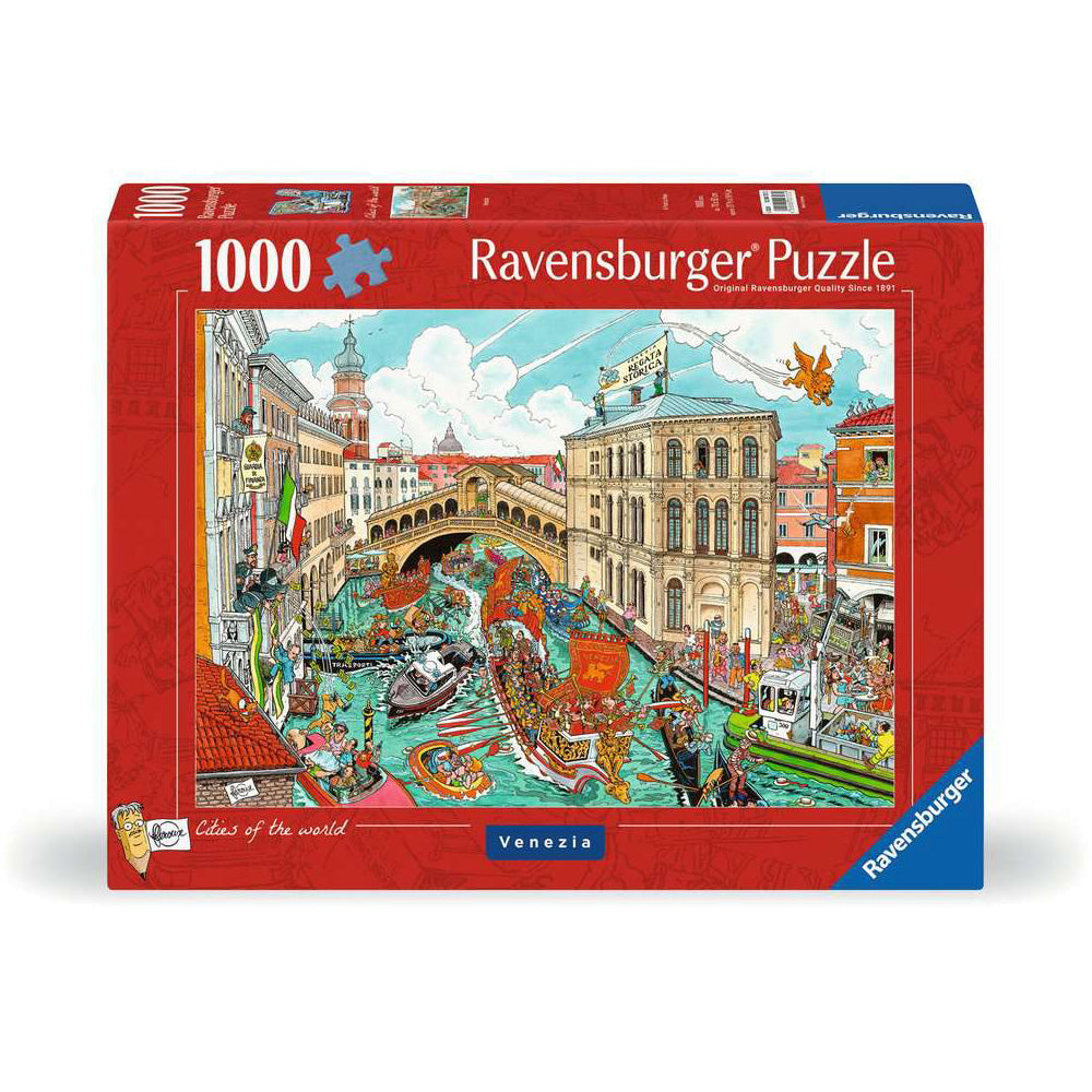 Ravensburger puslespil Fleroux Venedig, 1000 stk.