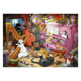 Ravensburger puslespil Disney Aristocats tegnefilm med 1000 brikker.