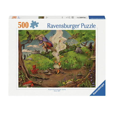 Ravensburger puslespil ved skovheksen - puslespil - 500 brikker