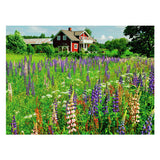 Ravensburger puslespil gård i Sverige - puslespil - 500 brikker