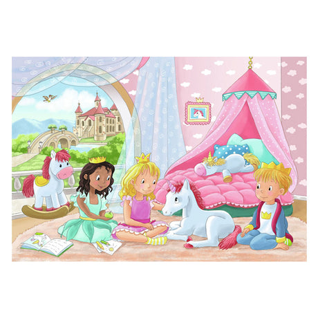 Ravensburger puslespil prins prinsesse 2x12 brikker