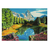 Ravensburger puslespil stenet bjerg refleksioner - puslespil - 300 brikker ekstra store